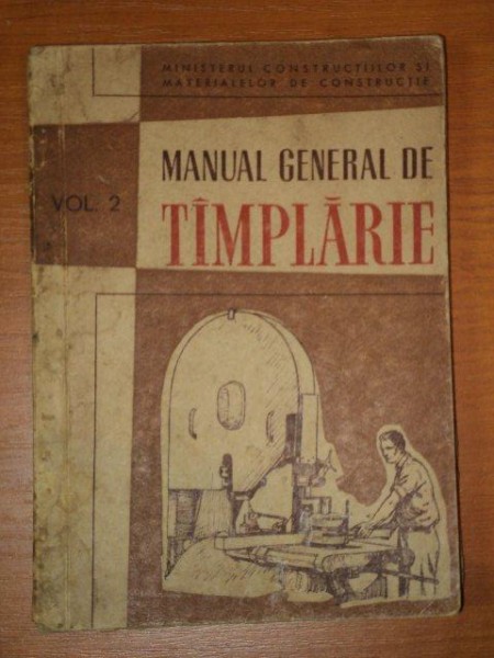MANUAL GENERAL DE TAMPALRIE  VOL.II, BUC. 1958