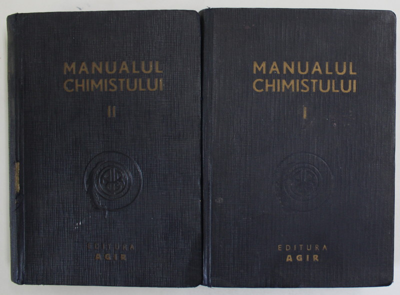 MANUALUL CHIMISTULUI 2 VOL. de CAROL LAKNER , 1948