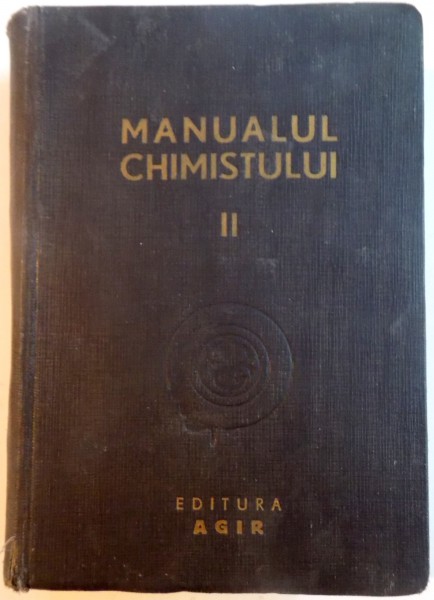 MANUALUL CHIMISTULUI II , 1948