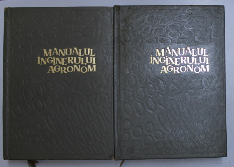 MANUALUL INGINERULUI AGRONOM de GH. BALTEANU, VOL I-II  1967
