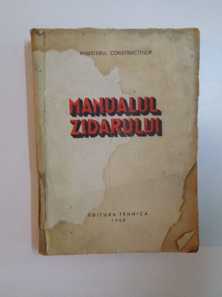 MANUALUL ZIDARULUI  1950