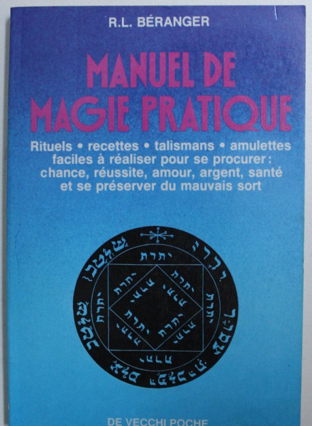 MANUEL DE MAGIE PRATIQUE par R.L. BERANGER , 1996