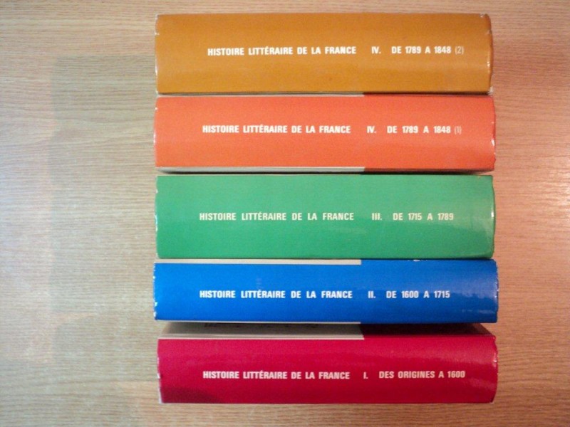 MANUEL D'HISTOIRE DE LA FRANACE VOL I , II , III , IV PRIMA SI A DOUA PARTE de PIERRE ABRAHAM , ROLAND DESNE , 1971
