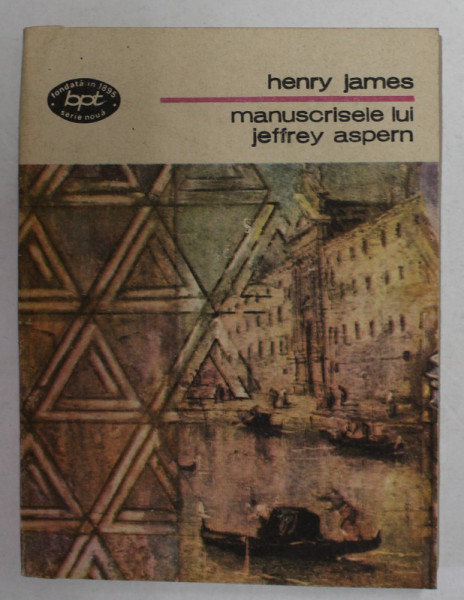 MANUSCRISELE LUI JEFFREY ASPERN de HENRY JAMES , 1986