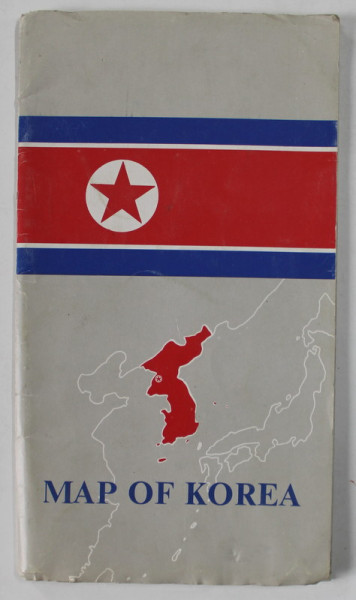 MAP OF KOREA , 1986