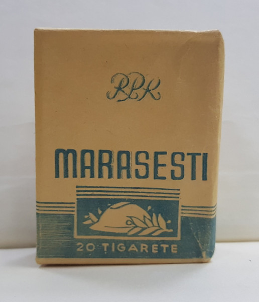 Marasesti, Pachet 20 tigarete, sigilat, continut autentic, 1952