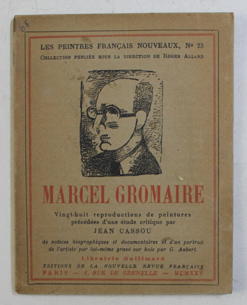 MARCEL GROMAIRE par JEAN CASSOU , 1925