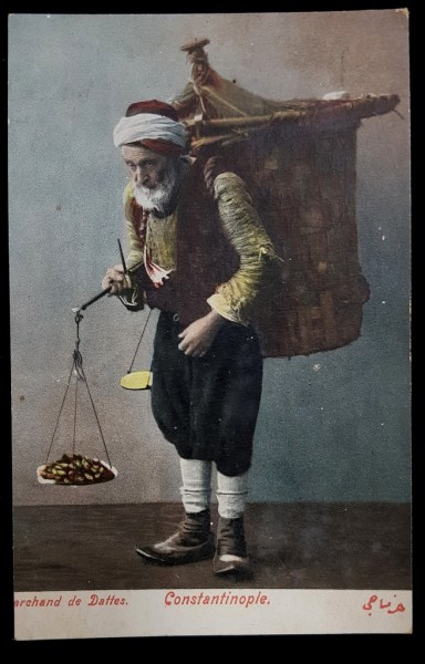 Marchand de Dattes. Constantinople - CP tip Foto