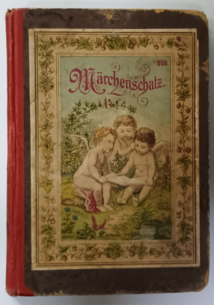 MARCHENSCHATZ  (COMOARA POVESTILOR  ) , CONTINE CROMOLITOGRAFII , TEXT IN GERMANA CU CARACTERE GOTICE , 1916 , PREZINTA PETE SI URME DE UZURA
