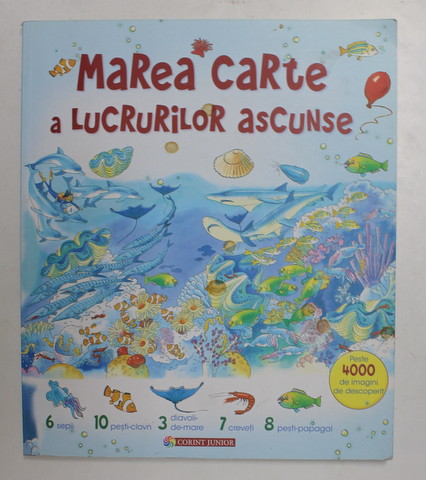 MAREA  CARTE A LUCRURILOR ASCUNSE de RUTH BROCKLEHURST ...ANNA MILBOURNE , ilustratii TERI GOWER , PESTE 4000 DE IMAGINI DE DESCOPERIT , 2016