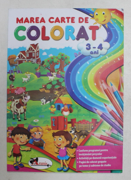 MAREA CARTE DE COLORAT , 3 - 4 ANI , 2015