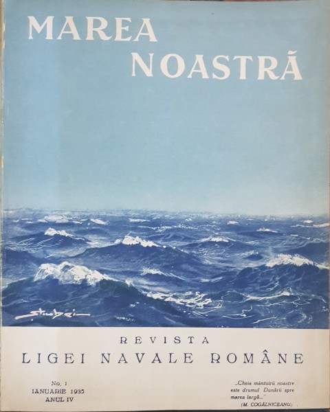 MAREA NOASTRA, ANUL IV - 1935