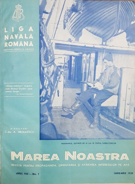 MAREA NOASTRA, ANUL VIII - 1939