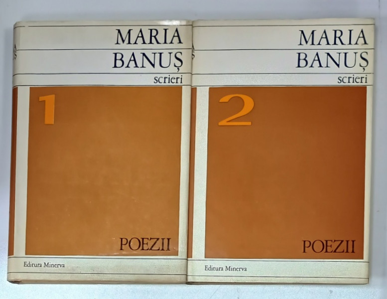 MARIA  BANUS , SCRIERI : POEZII , VOLUMELE I - II , 1971 , PREZINTA  URME DE UZURA