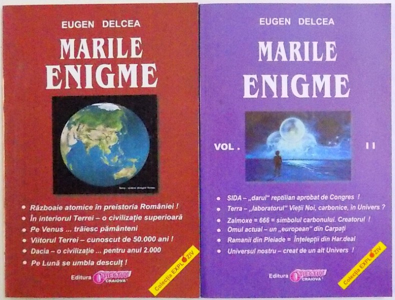 MARILE ENIGME de EUGEN DELCEA , VOL. I - II