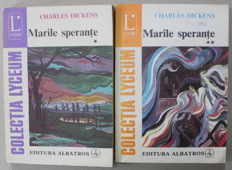 MARILE SPERANTE de CHARLES DICKENS , VOLUMELE I - II , 1973