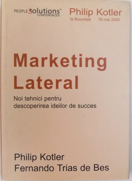 MARKETING LATERAL de PHILIP KOTLER, FERNANDO TRIAS DE BES , 2003