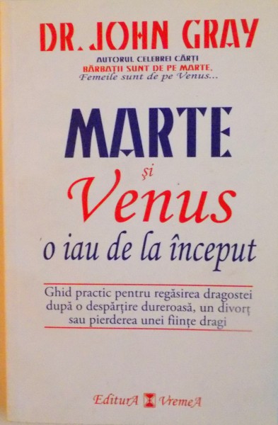 MARTE SI VENUS O IAU DE LA INCEPUT de JOHN GRAY, 2007