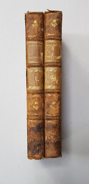 MARTIALIS EPIGRAMMATA - M. VALERII , VOLUMELE I - II , 1784