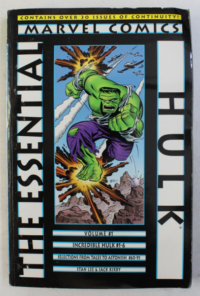MARVEL COMICS - THE ESSENTIAL HULK VOL. I