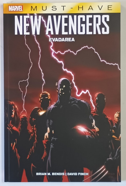 MARVEL , MUST - HAVE , NEW AVENGERS , EVADAREA de BRIAN M. BENDIS si DAVID FINCH , 2022 *DENZI DESENATE