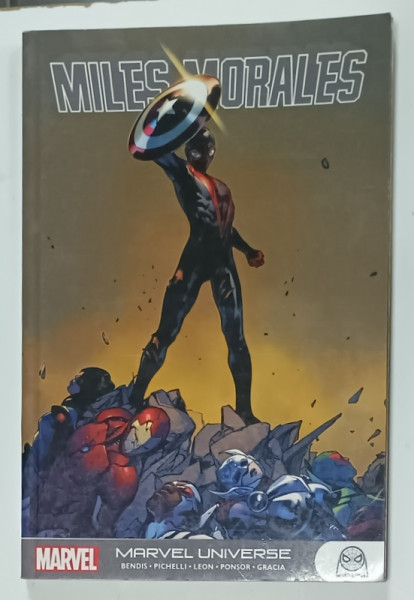 MARVEL  UNIVERSE , MILES MORALES , BENZI DESENATE CU TEXT IN LIMBA ENGLEZA , 2022