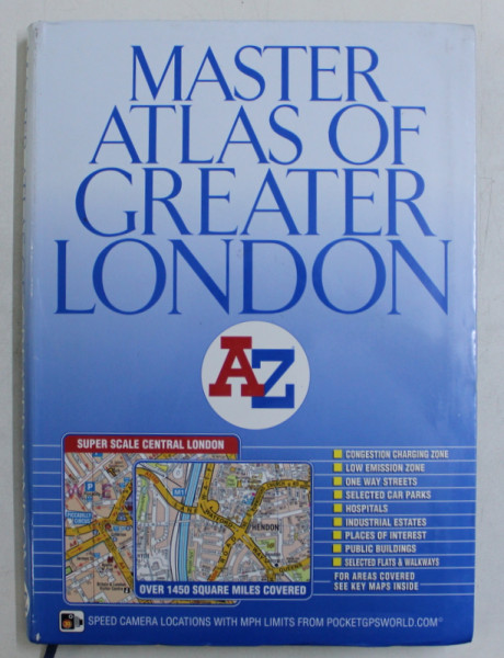 MASTER ATLAS OF GREATER LONDON , A - Z , 2009