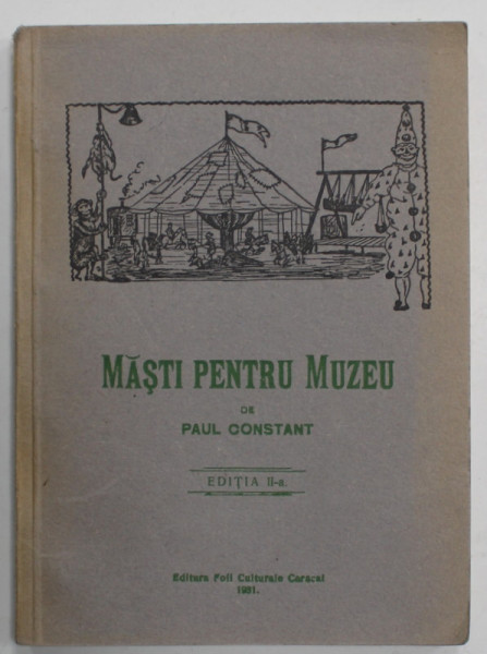 MASTI PENTRU MUZEU de PAUL CONSTANT , 1931