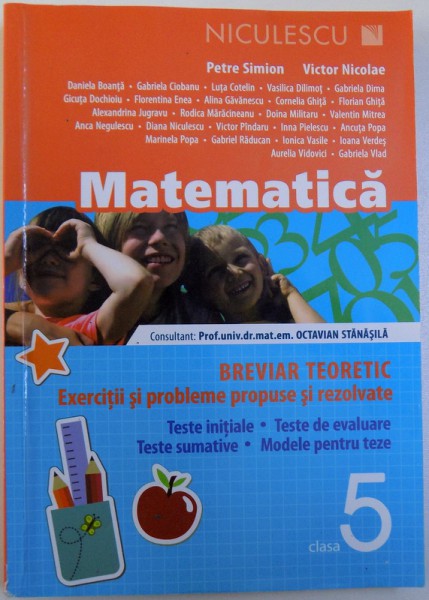 MATEMATICA CLASA A V-a - BREVIAR TEORETIC - EXERCITII SI PROBLEME PROPUSE SI REZOLVATE, 2013