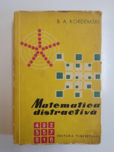 MATEMATICA DISTRACTIVA de B.A. KORDEMSKI 1959