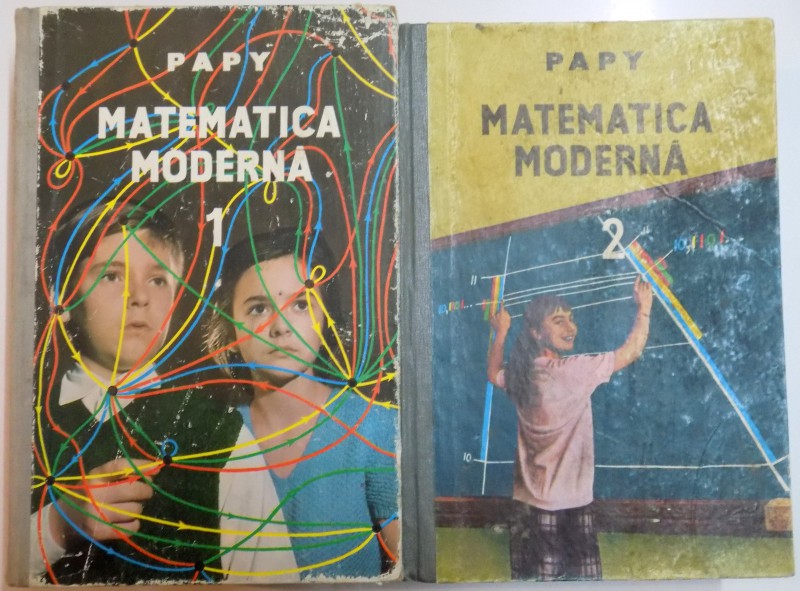 MATEMATICA MODERNA de PAPY, VOL I-II  1967