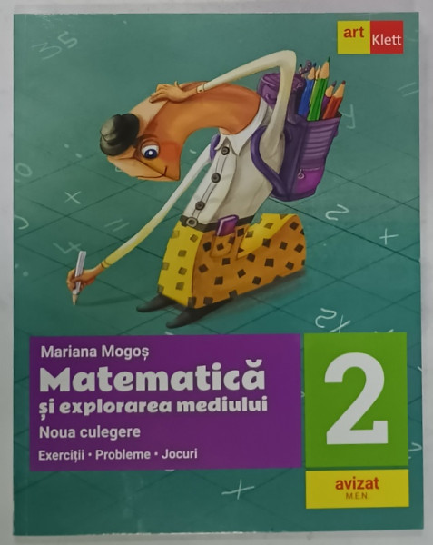 MATEMATICA SI EXPLORAREA MEDIULUI , NOUA CULEGERE de MARIANA MOGOS , MANUAL PENTRU CLASA  A - 2 - A , 2023