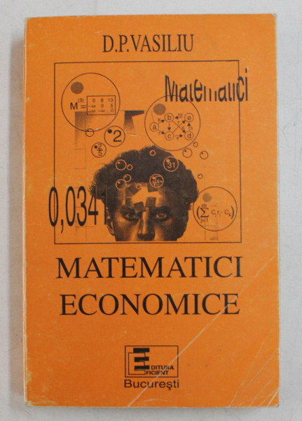MATEMATICI ECONOMICE de D . P . VASILIU , 1996