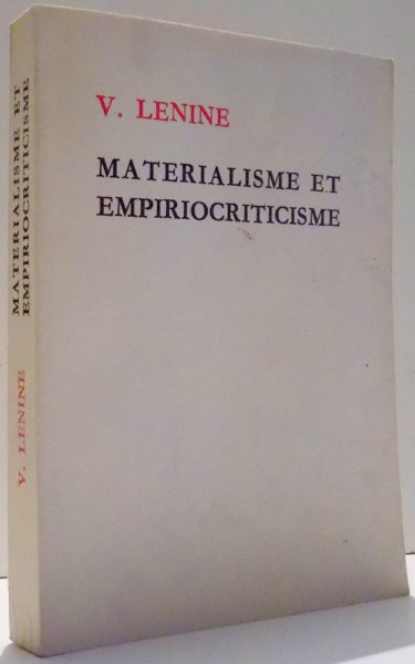 MATERIALISME ET EMPIRIOCRITICISME par V. LENINE , 1975