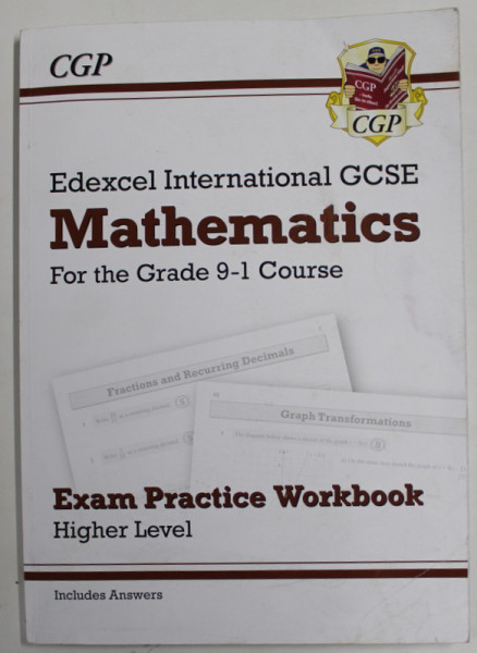 MATHEMATICS FOR THE GRADE 9-1 COURSE , EDEXCEL INTERNATIONAL GCSE , EXAM PRACTICE WORKBOOK , HIGHER LEVEL , ANII '2000