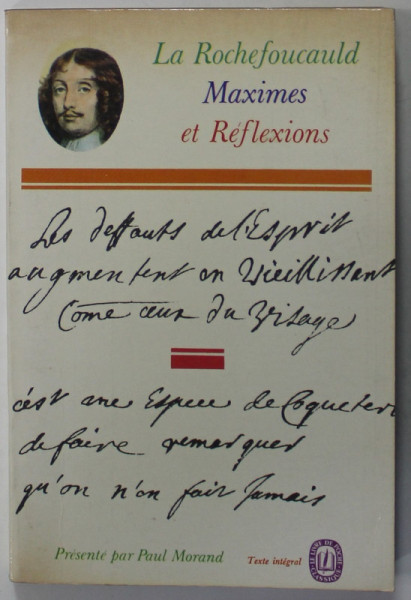 MAXIME ET REFLEXIONS par LA ROCHEFOUCAULD , 1966