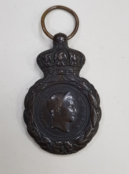 Medalie Napoleon I, Sf. Elena, Bronz patinat