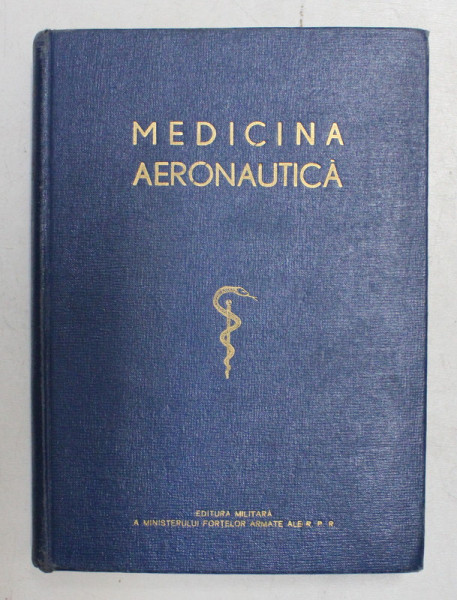 MEDICINA AERONAUTICA de A.P.POPOV , 1961,