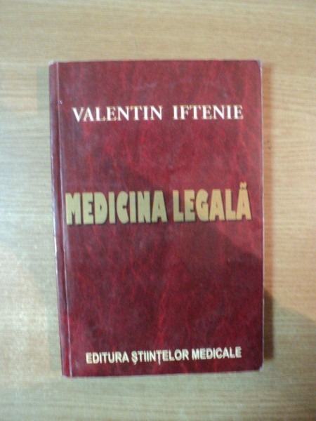 MEDICINA LEGALA de VALENTIN IFTENIE