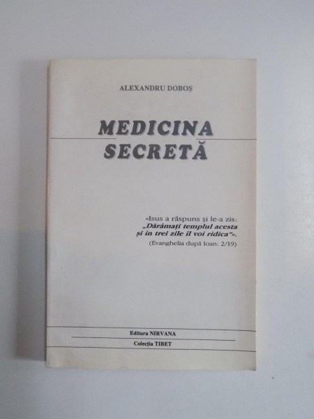 MEDICINA SECRETA de ALEXANDRU DOBOS, 1997
