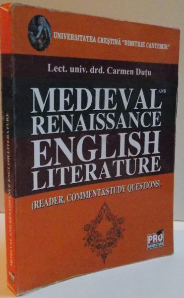 MEDIEVAL RENAISSANCE ENGLISH LITERATURE , 2006