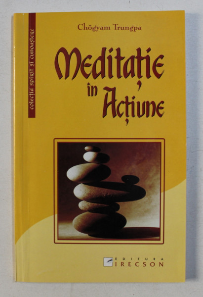 MEDITATIE IN ACTIUNE de CHOGYAM TRUNGPA , 2004 * PREZINTA SUBLINIERI