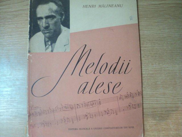 MELODII ALESE de HENRI MALINESCU , 1963