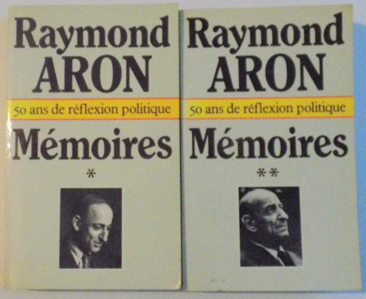 MEMOIRES, 50 ANS DE REFLEXION POLITIQUE, VOL. I - II de RAYMOND ARON, 1983
