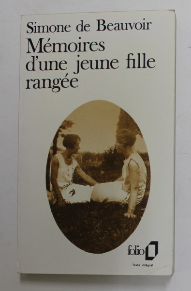 MEMOIRES D 'UNE JEUNE FILLE RANGEE par SIMONE DE BEAUVOIR , 1989