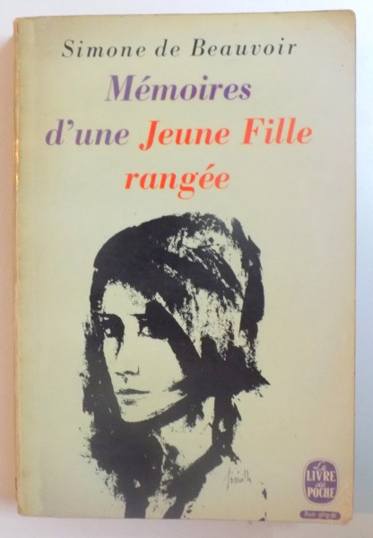 MEMOIRES D'UNE JEUNE FILLE RANGEE par SIMONE DE BEAUVOIR  1958