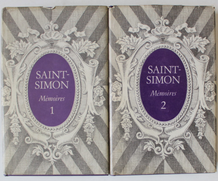 MEMOIRES par SAINT  - SIMON , VOLUMELE I - II , 1976