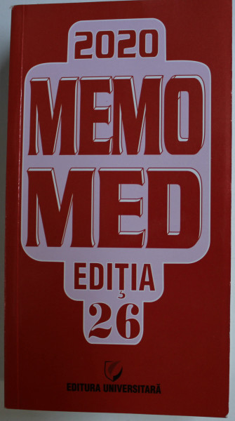 MEMOMED 2020 ED. 26 de DUMITRU DOBRESCU , SIMONA NEGRES , LILIANA DOBRESCU , RUXANDRA McKINNON , 2020