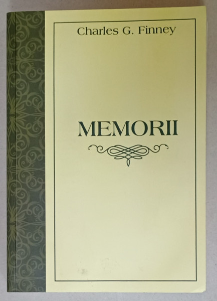 MEMORII de CHARLES G. FINNEY  , 2008 , PREZINTA HALOURI DE APA