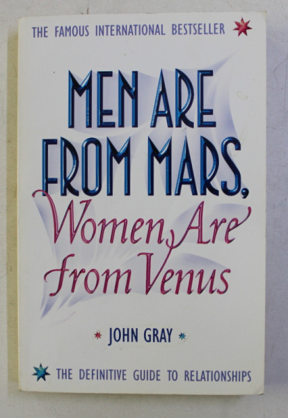 MEN ARE FROM MARS , WOMEN ARE FROM VENUS by JOHN GRAY , 2002